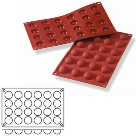 Форма силик. д/зам. и вып. "полусфера" D30мм H15мм, 24 ячейки SF006/N купить в Е.Маркет