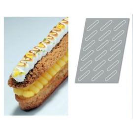 Форма силик. д/зам. и вып. "эклер" 125х25мм H5мм, 18 ячеек 41760-20 купить в Е.Маркет