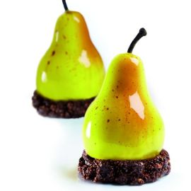 Форма силиконовая PAVOFLEX для пирож. 3D "груша" D53мм H70мм, 90мл, 20 ячеек PX4329 купить в Е.Маркет