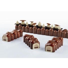 Форма силиконовая PAVOFLEX для пирож. 3D "дада" 360х42мм H37мм, 420мл, 5 ячеек PX4319S купить в Е.Маркет