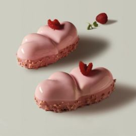 Форма силиконовая PAVOFLEX для пирож. 3D "два сердца" 127х71мм H38мм, 200мл, 9 ячеек PX4370S купить в Е.Маркет