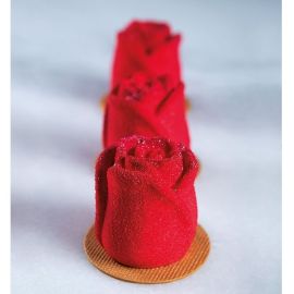 Форма силиконовая PAVOFLEX для пирож. 3D "романс" 56х54мм H61мм, 106мл, 20 ячеек PX4376S купить в Е.Маркет