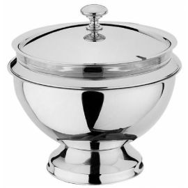 Чаша для супа D26см H24см, со стеклянной миской и крышкой, нерж.сталь/стекло 50951925 купить в Е.Маркет