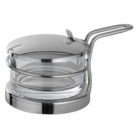 Чаша для сыра/сахара D10см H8см, стекло, сталь 50944600 купить в Е.Маркет