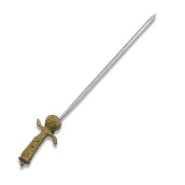 Шампур 25см D4мм, нерж.сталь с латунной ручкой "сабля" SKSB2 купить в Е.Маркет