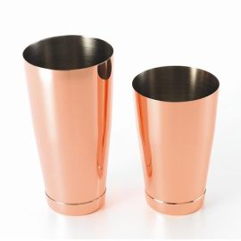 Шейкер американский, стаканы 0,82л и 0,53л, олово/медь M37009CP купить в Е.Маркет