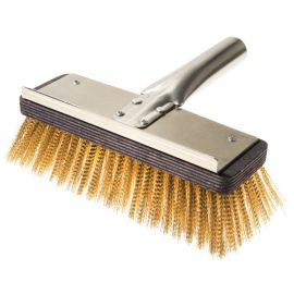 Щетка для печи 22х7см H8см, со скребком, с креплением для ручки (D3см), медная 104LC купить в Е.Маркет