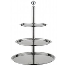 Этажерка для фруктов 3-х ярусная D50-40-30см H70, нерж.сталь 50951050 купить в Е.Маркет