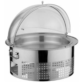 Мармит настольный (чефиндиш) круглый, с крышкой ROLL TOP D49,5 см купить в Е.Маркет