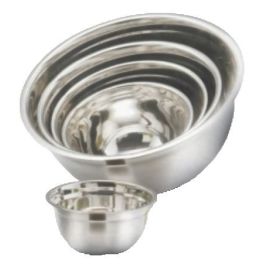 Миска полусферическая 1,30л D18см, без ручек, нерж.сталь GBL18 купить в Е.Маркет