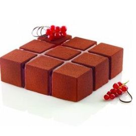 Форма силиконовая кубик белая 172х172мм, H50мм, 1400мл CUBIC купить в Е.Маркет