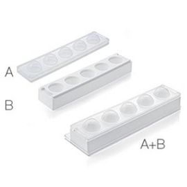 Форма силиконовая мультифлекс яйцо D50мм, H73мм, 5 ячеек+пласт.крышка SETMUL3D купить в Е.Маркет