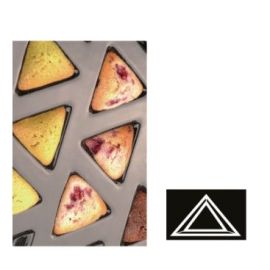 Форма силиконовая "треугольник" 600х400мм H10мм, 80 ячеек 47740-35 купить в Е.Маркет