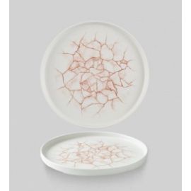 Тарелка мелкая 26см, H2см с прямым бортом, CHEFS PLATE, цвет KINTSUGI CORAL, KTAMWP261 купить в Е.Маркет