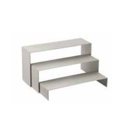 Этажерка для выкладки закусок, 3-х ярусная, 56х17см H19,2см, цвет крем 518B0009 купить в Е.Маркет