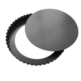 Форма д/выпечки "круг рифленый" D32см H3см, съемное дно, сталь с покрытием 4706.32 купить в Е.Маркет