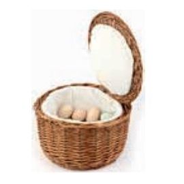 Корзина для горячих яиц D26см H17см, ротанг 42949-26 купить в Е.Маркет