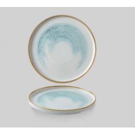 Тарелка мелкая CHEFS  26см, C бортом, цвет AQUAMARINE, STUDIO PRINTS HOMESPUN ACCENTS HAAMWP261 купить в Е.Маркет