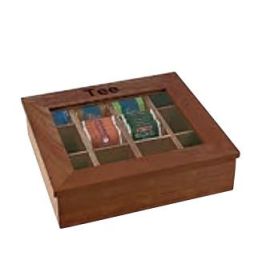 Диспенсер для чайных пакетиков, 31X28X9 см, темное дерево 41614-36 купить в Е.Маркет