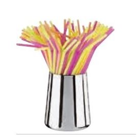 Диспенсер для трубочек D=8см H12см, нерж.сталь 66313-06 купить в Е.Маркет