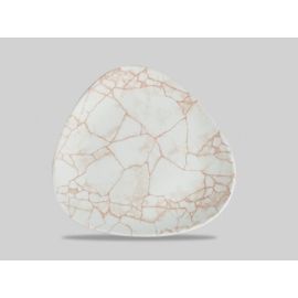 Тарелка мелкая треугольная 22,9см, без борта, цвет KINTSUGI CORAL, KTAMTR9 1 купить в Е.Маркет