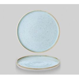 Тарелка мелкая D26см H2см с прямым бортом, CHEFS PLATE, STONECAST DUCK EGG BLUE SDESWP261 купить в Е.Маркет