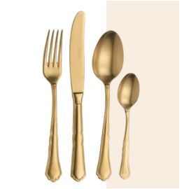 Вилка десертная/закусочная SETTECENTO ALCHIMIQUE GOLD 0JA40005 купить в Е.Маркет