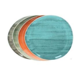 Тарелка 31*H3*28,5 см B-RUSH BLUE BI022313265 купить в Е.Маркет