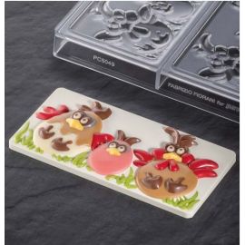 Форма д/шок. "EASTER FRIENDS" MM 154X72X15 H, 100гр, 3 ячейки, п/к PC5049 купить в Е.Маркет