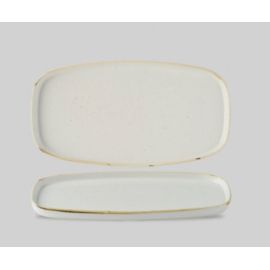 Блюдо  CHEFS 30х15,4см, с бортом, STONECAST, цвет BARLEY WHITE SWHSWO291 купить в Е.Маркет