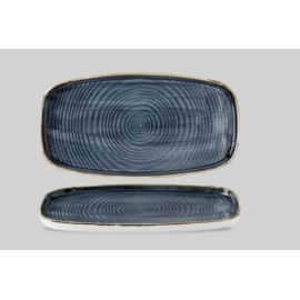 Блюдо  CHEFS 35х18,5см, с бортом, STONECAST, цвет BLUEBERRY SBBSWO341 купить в Е.Маркет