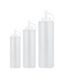 Бутылка для соуса 240мл., пластик,цвет белый, 41526-B1 купить в Е.Маркет