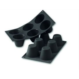 Форма силик. д/зам. и вып. "маффин" D75мм H60мм, 6 ячеек 30SF052/N купить в Е.Маркет