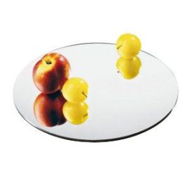 Поднос-подставка зеркальная D30,5см круглая, акрил 41876-30 купить в Е.Маркет