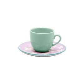 Пара чайная COUP COLORE (чашка 220мл и блюдце 16см) OXFORD 126863, ED02-4689 купить в Е.Маркет