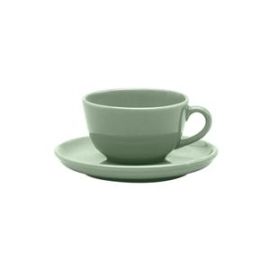 Пара чайная FLAT SHAPE MATCHA (чашка 200мл и блюдце 14см) OXFORD 136122, AO04-1A04 купить в Е.Маркет
