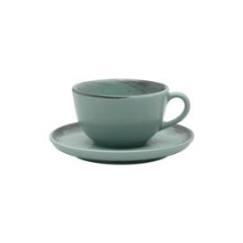 Пара чайная FLAT SHAPE PACIFICO (чашка 200мл и блюдце 14см) OXFORD 136497, AO04-1C07 купить в Е.Маркет