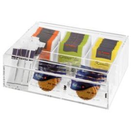 Диспенсер для чайных пакетиков, 22х17х9 см, акрил 41614-22 купить в Е.Маркет