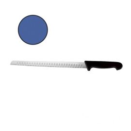 Нож филейный для рыбы с бороздками 30см, синий 413975 купить в Е.Маркет