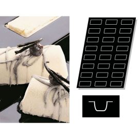 Форма силиконовая "рождественкое полено" 600х400мм H30мм, 24 ячейки 47740-26 купить в Е.Маркет