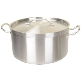 Кастрюля 5л D22х13см,с крышкой, нерж.сталь X3038 купить в Е.Маркет