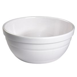 Миска 2,5л D23см, меламин, BEN, цвет белый S-2676 купить в Е.Маркет