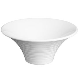 Миска 2,25л D28см, меламин, FLOWER, цвет белый H-2213 купить в Е.Маркет