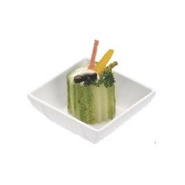 Салатник квадратный 7X7см, меламин, SARA, цвет белый H-2306 купить в Е.Маркет