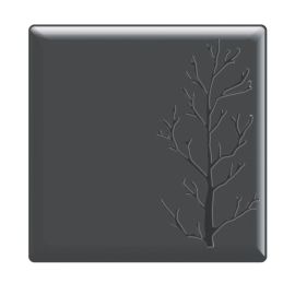 Блюдо сервировочное 26X26см, меламин, EMBOSSED, цвет черный S-2781 купить в Е.Маркет