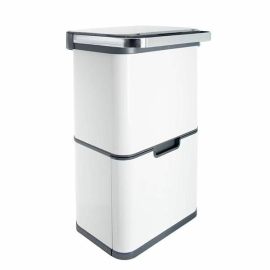 Контейнер мусорный Foodatlas JAH-8888 сенсорный 40л (9л+9л+11л+11л) (белый) купить в Е.Маркет