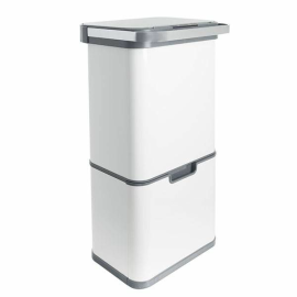 Контейнер мусорный Foodatlas JAH-8889 сенсорный 50л (12л+12л+13л+13л) (белый) купить в Е.Маркет
