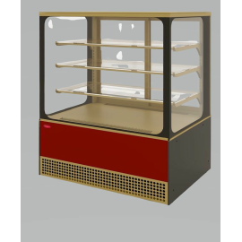 Витрина кондитерская Kayman КВАДРО KВК-950М золото купить в Е.Маркет