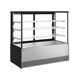 Витрина кондитерская Kayman ЛЮКС КВАДРО KВК-1305М серый матовый купить в Е.Маркет