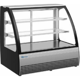 Витрина холодильная настольная Kayman ЛЮКС KВК-950М нержавейка купить в Е.Маркет